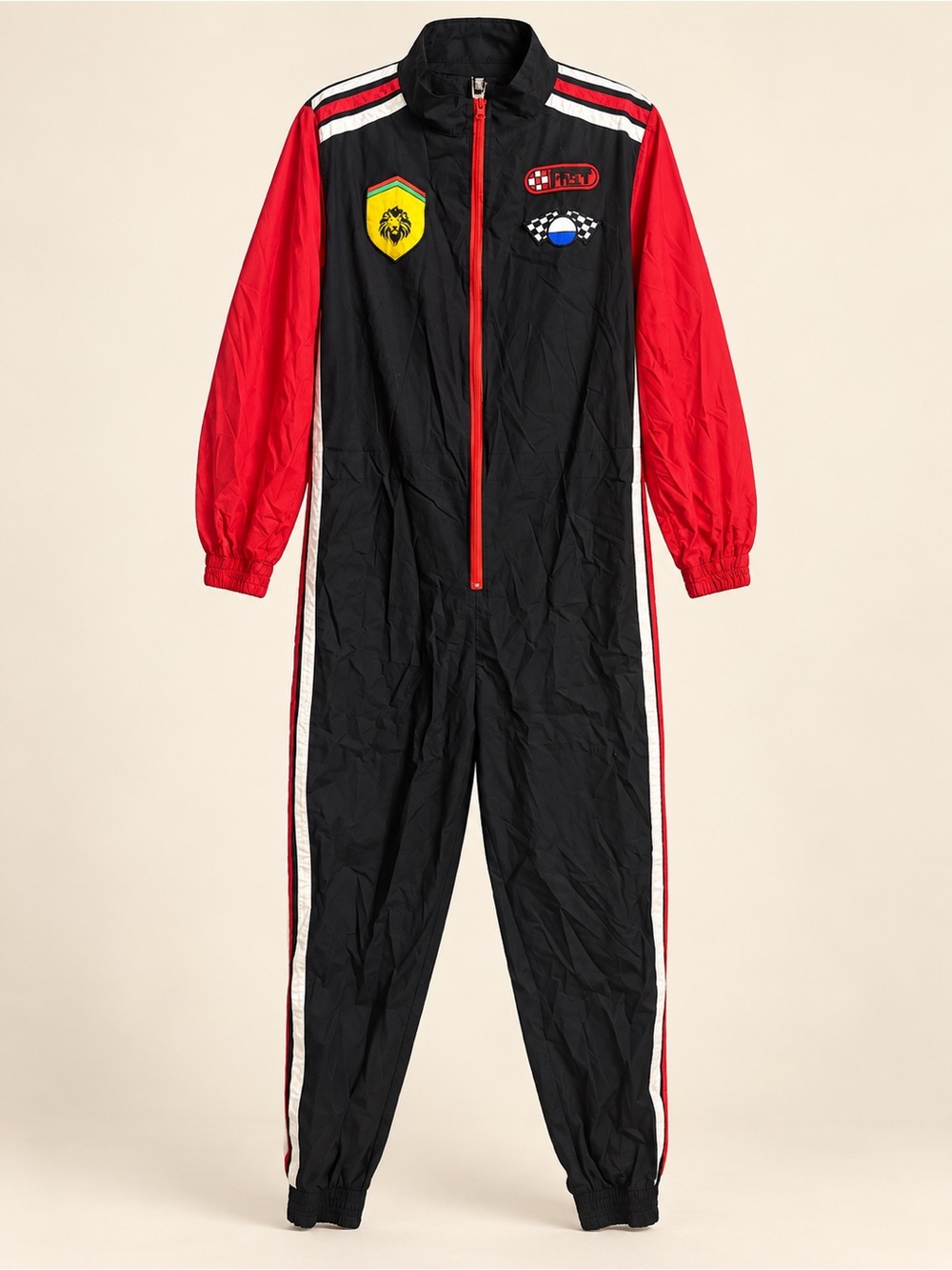 Forplay Fuel Up Race Car Driver Jumpsuit Halloween Costume M/L